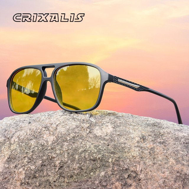 CRIXALIS Sonnenbrille Aviator, Vollrand, Kunststoff, Schwarz, Unisex - Bild 1
