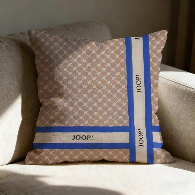 JMG Clothing Kissenhülle mit Grafikprint in Beige, beidseitig bedruckt, B/B/H: 35 x 35 x 1 cm - Bild 1