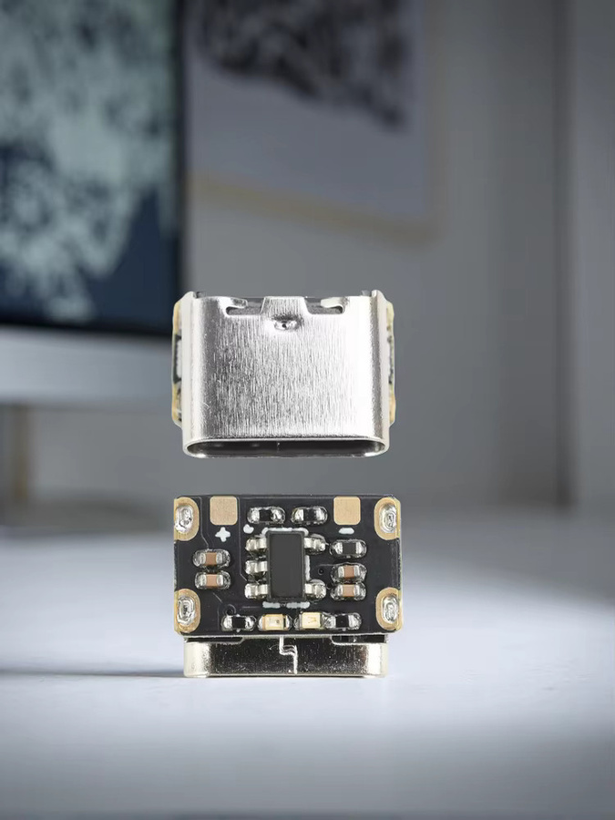 Ziqqucu Mini-Li-Ionen-Akku-Ladeplatine mit USB-C Eingang, 3,7V 4,2V Lade- und Schutzplatine für 18650 Akkus, Tastaturen und Smart Wearables, Schwarz - Bild 4