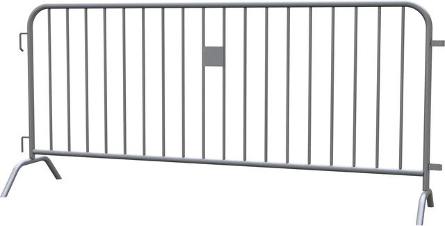 Schake Site Fence Absperrgitter Typ U aus Stahl in Silber - Bild 1