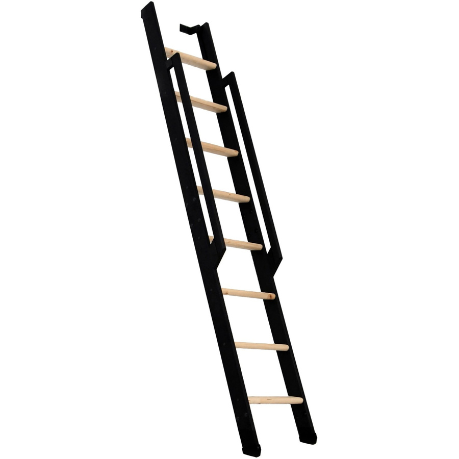 Minka Raumspartreppe Strong mit 8 Stufen aus Buchenholz und Stahl in Schwarz für eine Geschosshöhe bis 199 cm - Bild 2