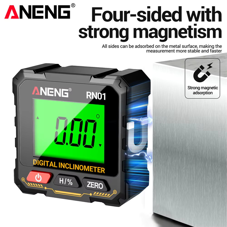 ANENG RN01 Mini Digitaler Winkelmesser mit 360 Grad Messbereich und Magnetischer Funktion - Bild 3