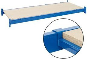 Bito Stützrahmen Flex Set F3 in Blau, inklusive 2 Fußplatten, verzinkte U-Blende, H: 300 cm, B: 80 cm, T: 80 cm - Bild 1