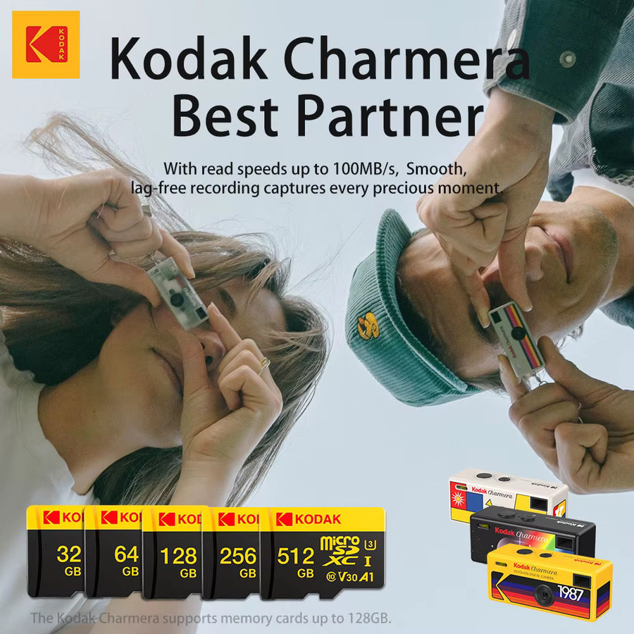 Kodak MicroSD Speicherkarte für Charmera Kamera Hochgeschwindigkeits TF-Speicherkarte 128 GB - Bild 4
