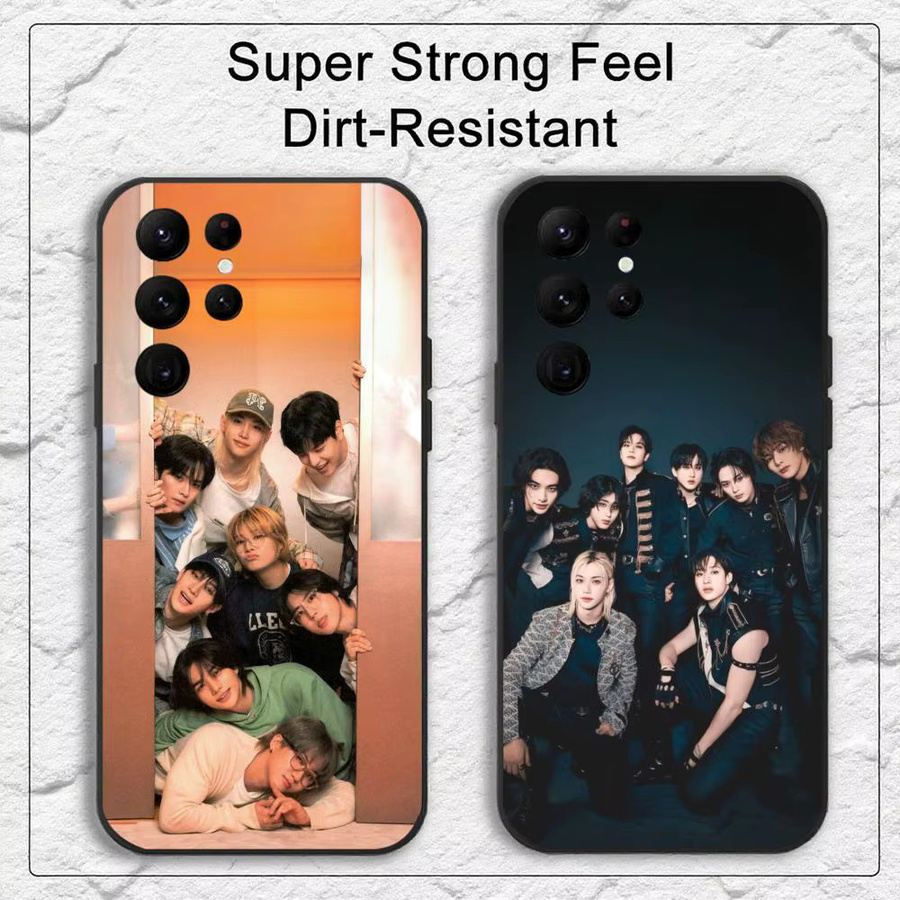 S-Strays Kpop K-Kids Handyhülle für Samsung Galaxy S20 S21 S22 S23 S24 FE Plus Ultra in Schwarz und Multicolour aus weichem TPU - Bild 2