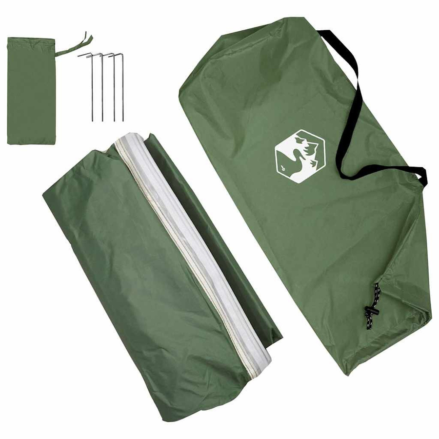 vidaXL Wasserfester Tarp mit Dach in Grün B/T: 240 x 350 cm - Bild 4