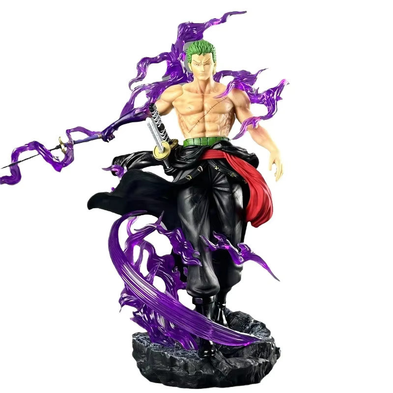 Bandai One Piece Roronoa Zoro Enma Schwert Anime Figur Statue in Multicolor, Höhe: 33 cm - Bild 3