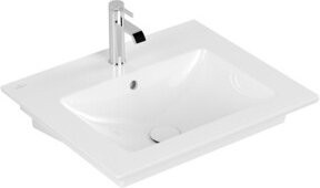 V&B Waschtisch Venticello in Weiß mit Überlauf B: 60 cm, T: 50 cm - Bild 1