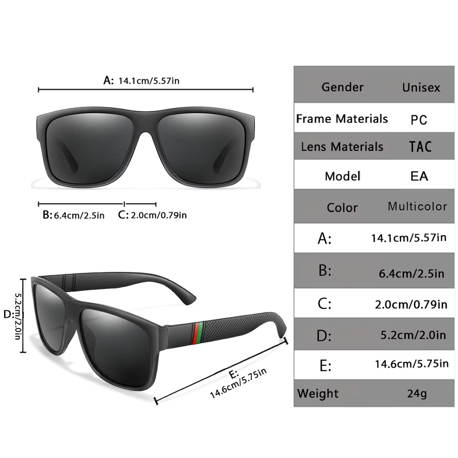 Karos Sonnenbrille, Unisex, Vollrand, Kunststoff, black, polarisiert - Bild 3