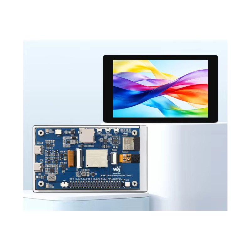 Waveshare ESP32-P4-WIFI6 Entwicklungsboard mit 4,3-Zoll-Touch-LCD, 480x800 Display, WiFi 6, BLE 5 und Audio-Codec, bereit für OV5647 Kamera - Bild 2
