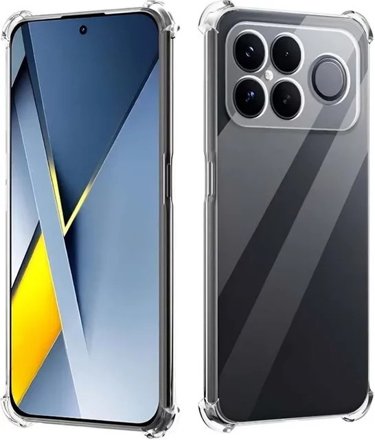 Stoßfeste Airbag Schutzhülle für Xiaomi Poco F8 Ultra Pro F7 F6 F5 X7 X6 X5 Pro C85 in Transparent - Bild 1