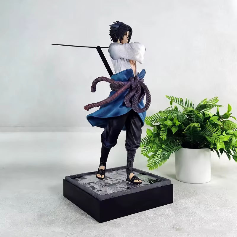 Bandai Sasuke Uchiha Mantra Seal Rebirth Anime Leuchtfigur aus PVC, mehrfarbig, Höhe: 35 cm - Bild 4