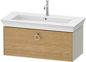 Duravit Waschtischunterschrank ohne Aufsatz White Tulip in Mattweiß, B: 98,4 cm, H: 41 cm, T: 45,8 cm - Bild 1