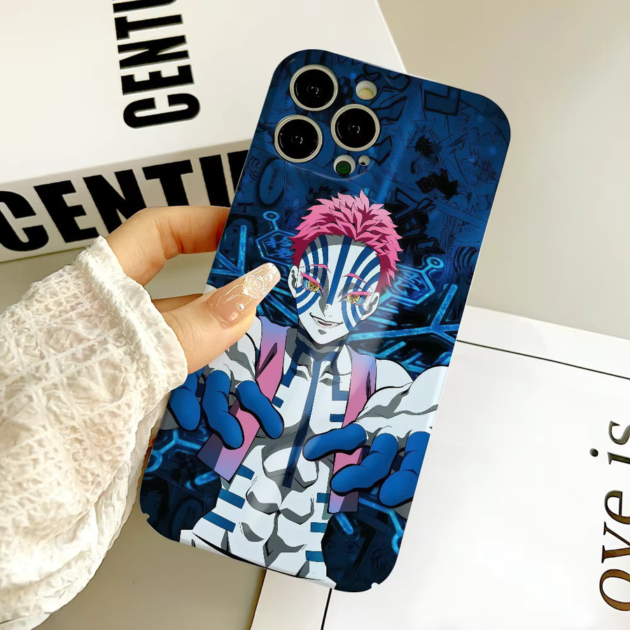 Glänzende Anime Akaza Handyhülle für Samsung Galaxy S25 S24 S23 A07 A17 A06 4G 5G Hard Cover in Multicolour - Bild 2