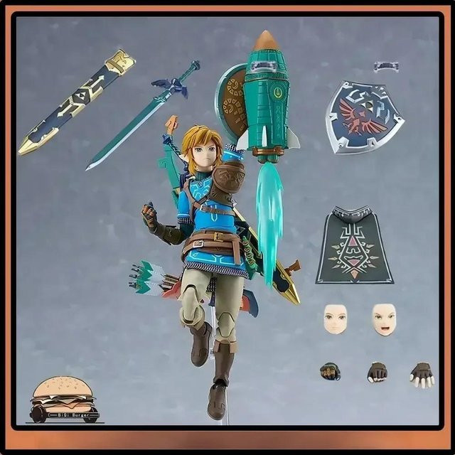 GSC Figma 626 Link Tears of the Kingdom Ver., Actionfigur, blau, ab 14 Jahren - Bild 1