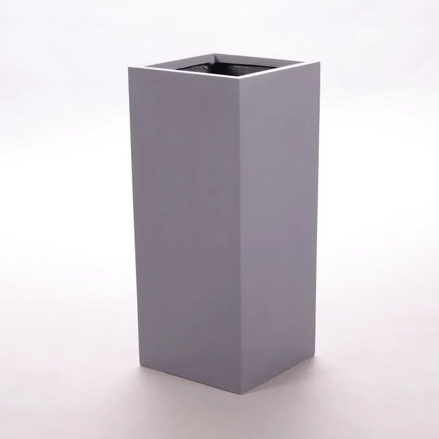 Pflanzkübel Säule von Elegant Einrichten aus Fiberglas in Grau, B/T/H: 30 x 30 x 60 cm - Bild 1