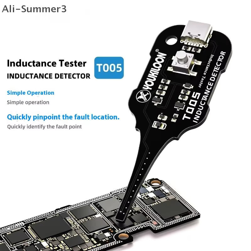 Elektromagnetischer Induktions-Tester zur schnellen Fehlerdiagnose von Motherboard-Spulen für PC-Reparaturen, Schwarz - Bild 4