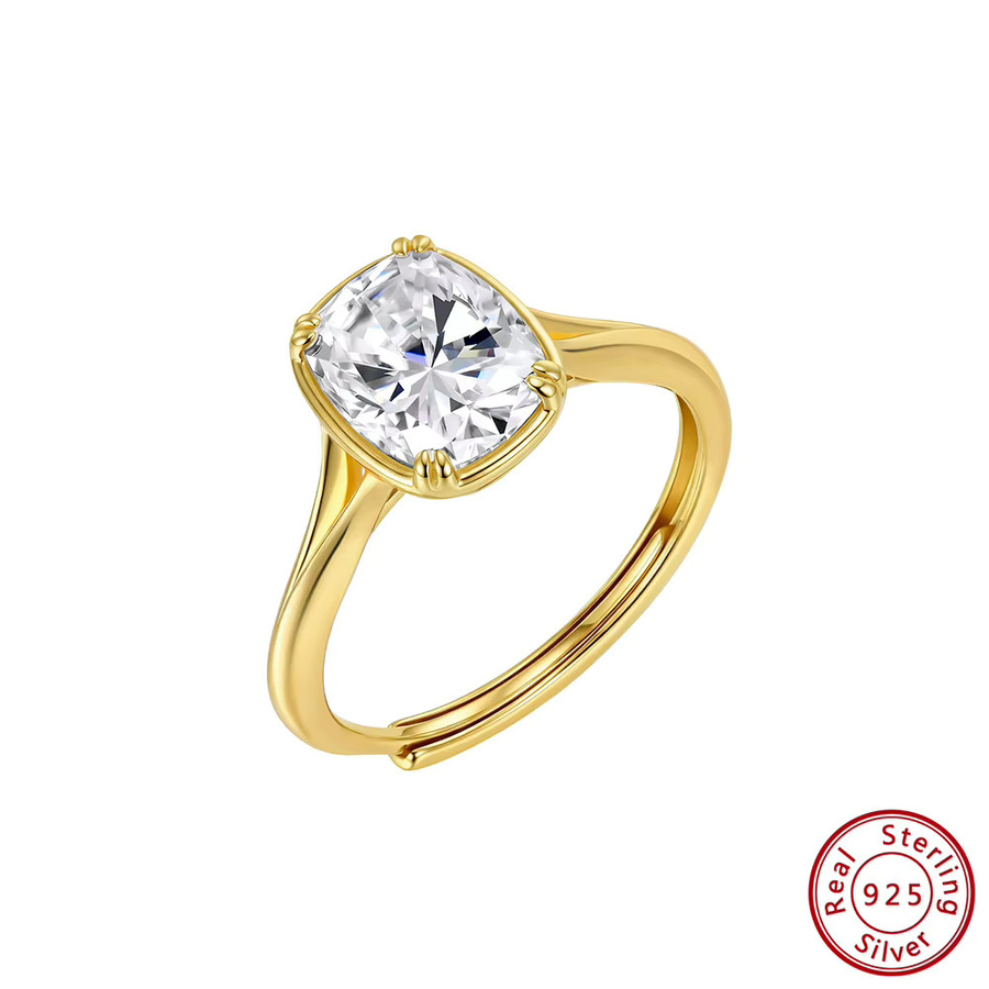 ORSA JEWELS Moissanit-Ring, 925 Silber, Unisex - Bild 2
