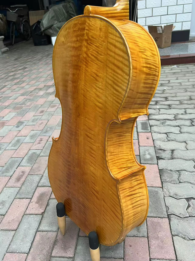 STJ Cello Master 4/4 in Braun mit kraftvollem Klang - Bild 3