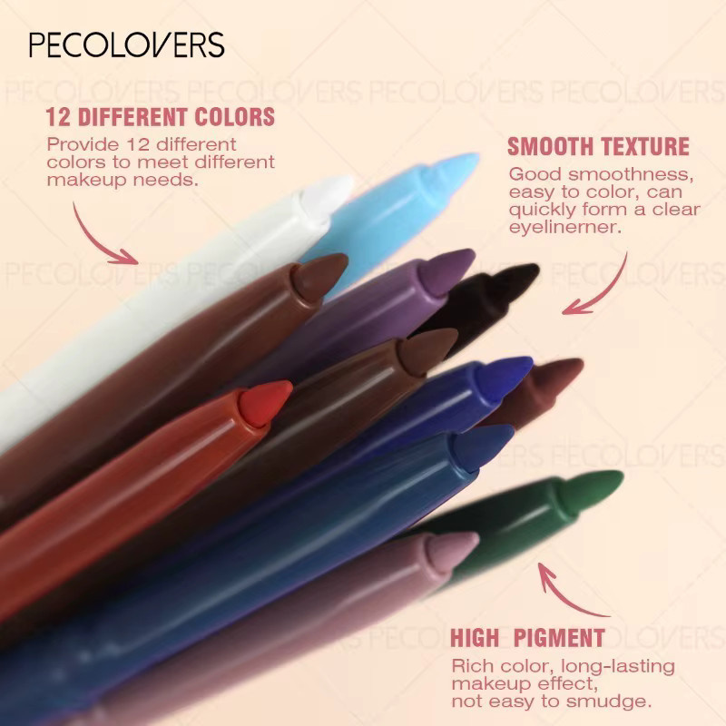PECOLOVERS Eyeliner-Gelstift, Grün, Schimmernd, Unisex - Bild 2