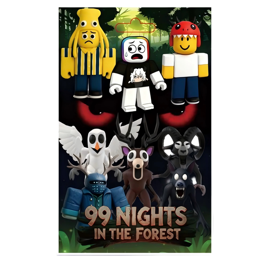 Bandai 99 Nächte im Wald Monster Blind Bag, Hirsch Plüsch-Spielzeug, bunt - Bild 4