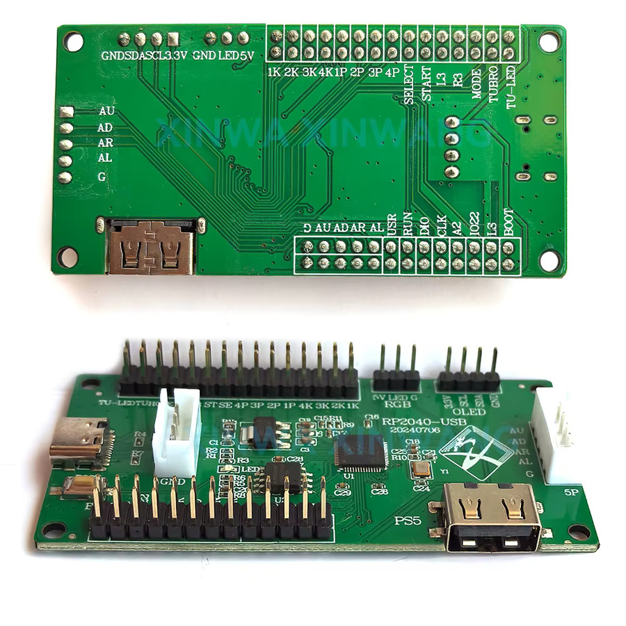 Raspberry Pi Hitbox Core PICO Entwicklungsboard USB Zero Delay Arcade Fighting Board für Arcade Stick in Grün - Bild 4