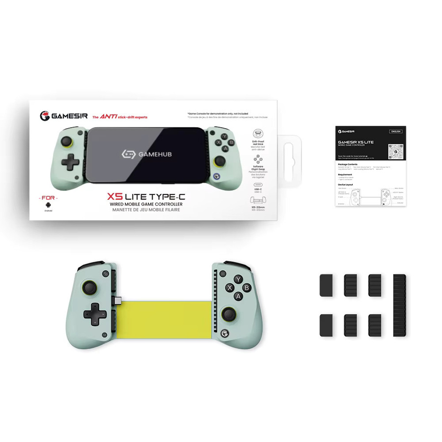 GameSir X5 Lite Mobiler Gaming-Controller für Android und iPhone in Grau mit Hall-Effekt und Anti-Drift-Technologie - Bild 5