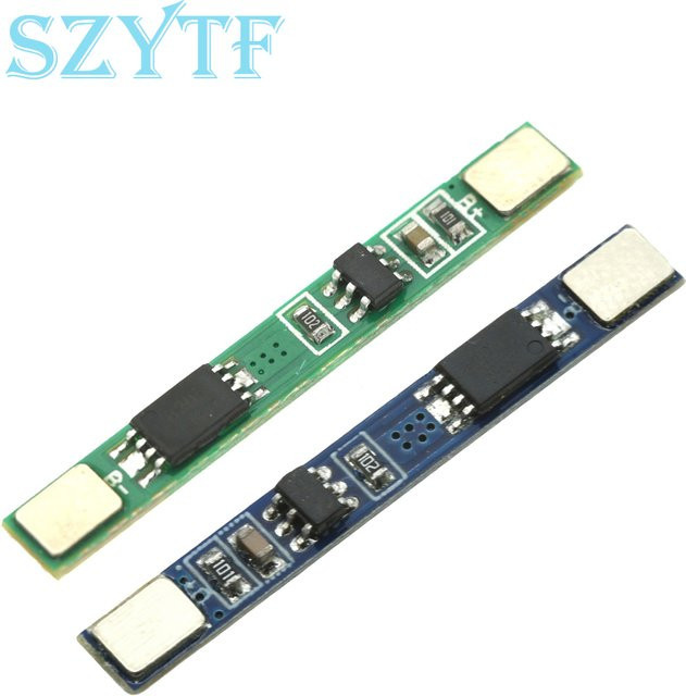 SZYTF Lithium Li-Ion BMS PCM Batterieschutzmodul für 18650 und 32650 Akkus, 1S 3,2 V / 3,7 V 3A - Bild 1