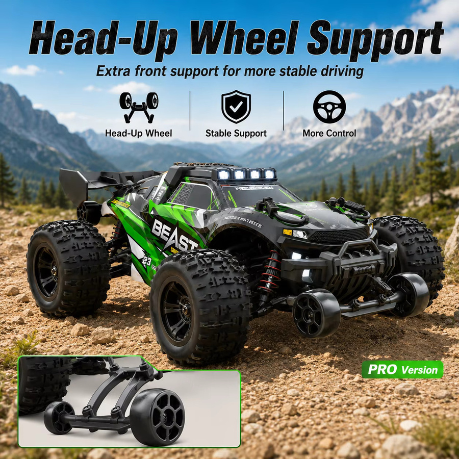 ZNLYRION RC Auto Truck SG118PRO MAX, 1:18 Maßstab, mit LED-Lichtern, ferngesteuert - Bild 2