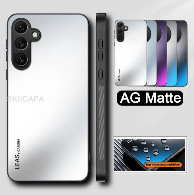 Stoßfeste matte Handyhülle für Samsung Galaxy A-Serie in Weiß - Bild 1