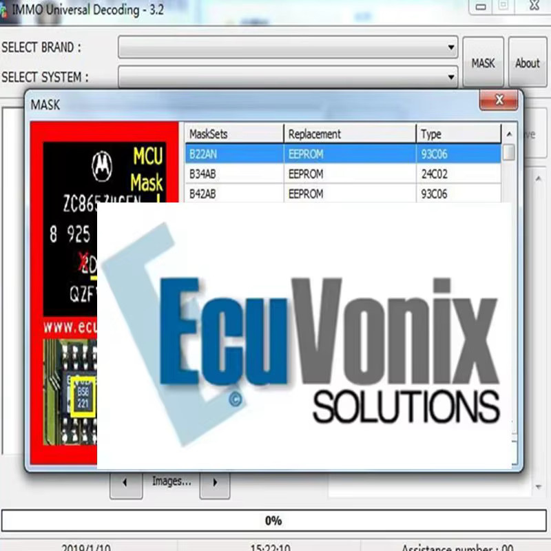EcuVonix IMMO Universal Decoding v3.2 mit Keygen zur Entfernung des IMMO-Codes von ECU für unbegrenzte Installationen auf einem 32GB USB-Stick - Bild 2