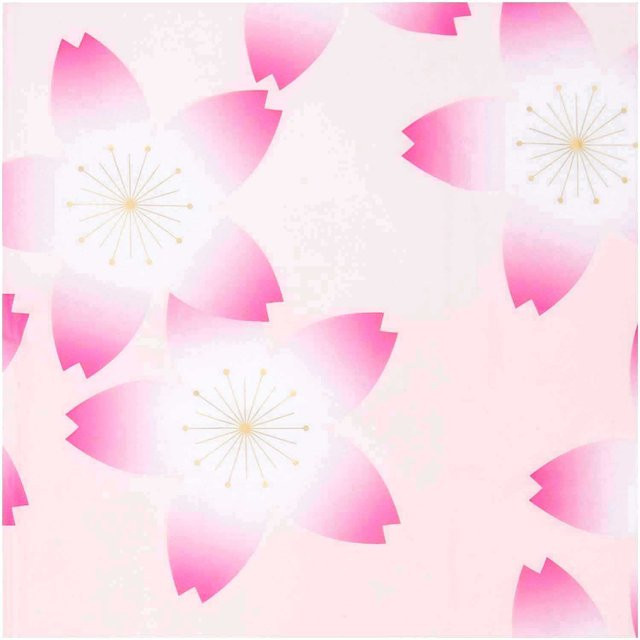Rico Design Paper Poetry Seidenpapier Kirschblüten in Rosa, 5 Bogen, Breite: 50 cm, Höhe: 70 cm - Bild 1
