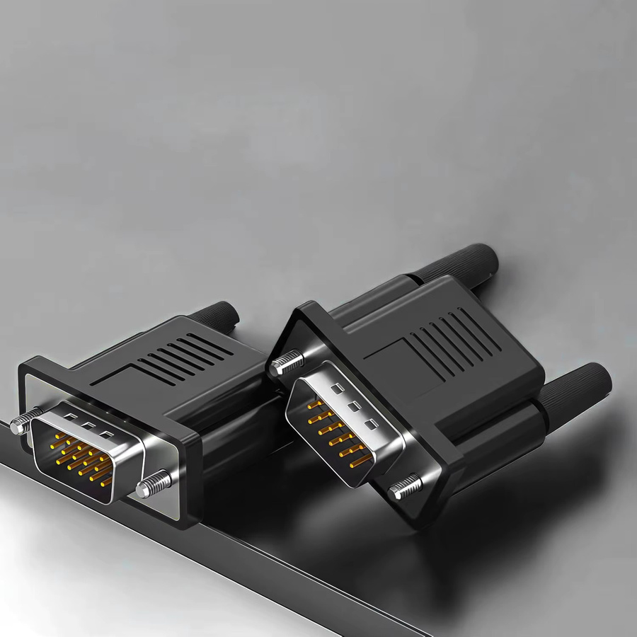 xieoery VGA Virtual Plug EDID Simulator Adapter in Schwarz für Headless-GPU-Erkennung mit Full HD Unterstützung bis 2560x1600@60Hz und 1920x1080@60Hz - Bild 2