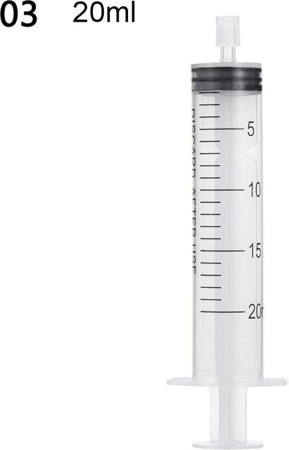 Superme Live Messspritze mit Schlauch und Skala, transparent, 150 ml bis 500 ml Kapazität, wiederverwendbares Fütterungswerkzeug für Haustiere und Hydroponik - Bild 1