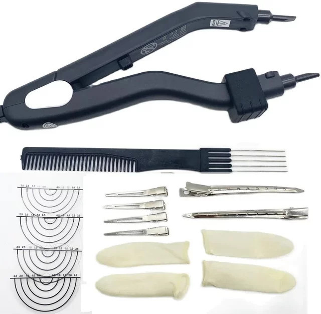 Haarverlängerungszange mit intelligenter Heizspitze, Unisex - Bild 1