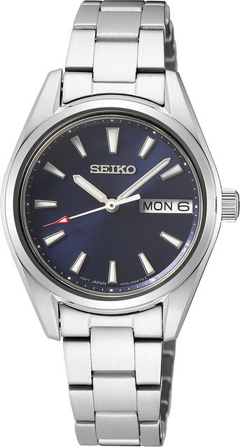 Seiko Armbanduhr, Quarz, Edelstahl, Blau, 30 mm, Damen - Bild 1