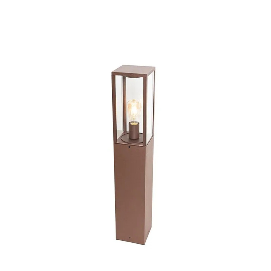 QAZQA Industrielle Stehende Außenlampe Charlois in Rostbraun, IP44, Höhe: 80 cm - Bild 2