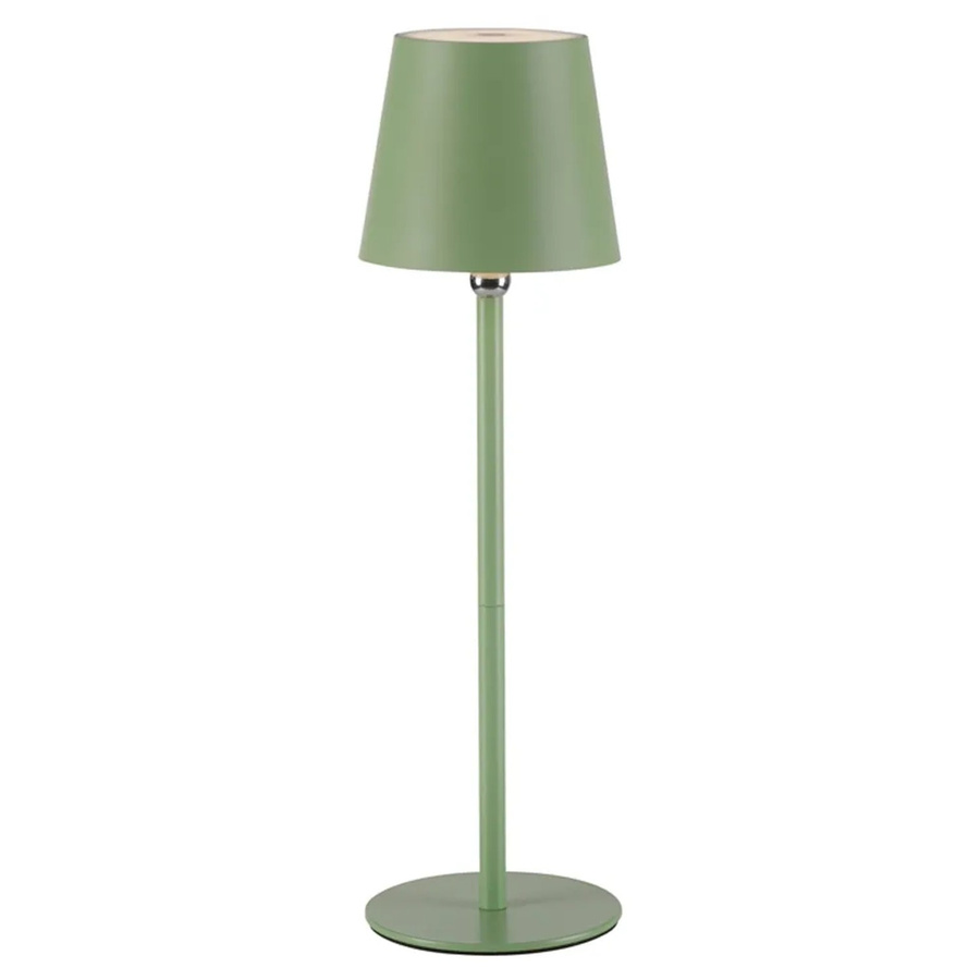 Just Light Akku-LED-Tischleuchte Boteria Grün, dimmbar, IP54, Höhe: 37 cm, Durchmesser: 11 cm - Bild 1