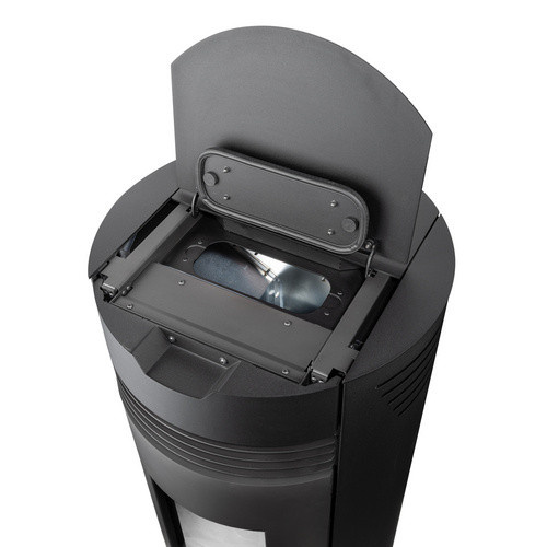 Justus Pelletofen Norta Speckstein 8 kW in Grau mit Automatik und App-Steuerung - Bild 3