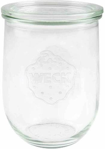 WECK 745 Tulpenform-Glas Set, 6er-Pack, transparent, 1 l pro Glas - Bild 1
