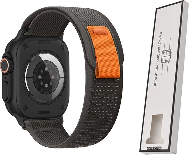 I LOVE LUO Uhrenarmband Trail Loop Strap, Nylon, Schwarz, Unisex - Bild 1