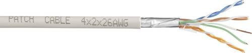 TRU Components Netzwerkkabel CAT 6 SF/UTP Ethernet LAN Weiß 100m - Bild 1