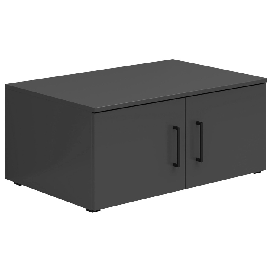 Mömax Aufsatzschrank Multistauraum in Graphitgrau mit mattem Finish, B/T/H: 80,0 x 35,0 x 52,0 cm - Bild 2