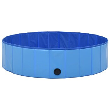 VidaXL Hunde-Pool blau aus PVC, Durchmesser: 1,2 m, Höhe: 30 cm - Bild 3