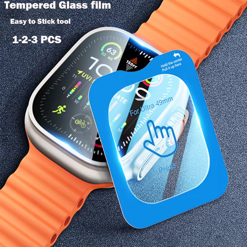 Schutzfolie aus gehärtetem Glas für Apple Watch Ultra 3, 49 mm, Unisex - Bild 2