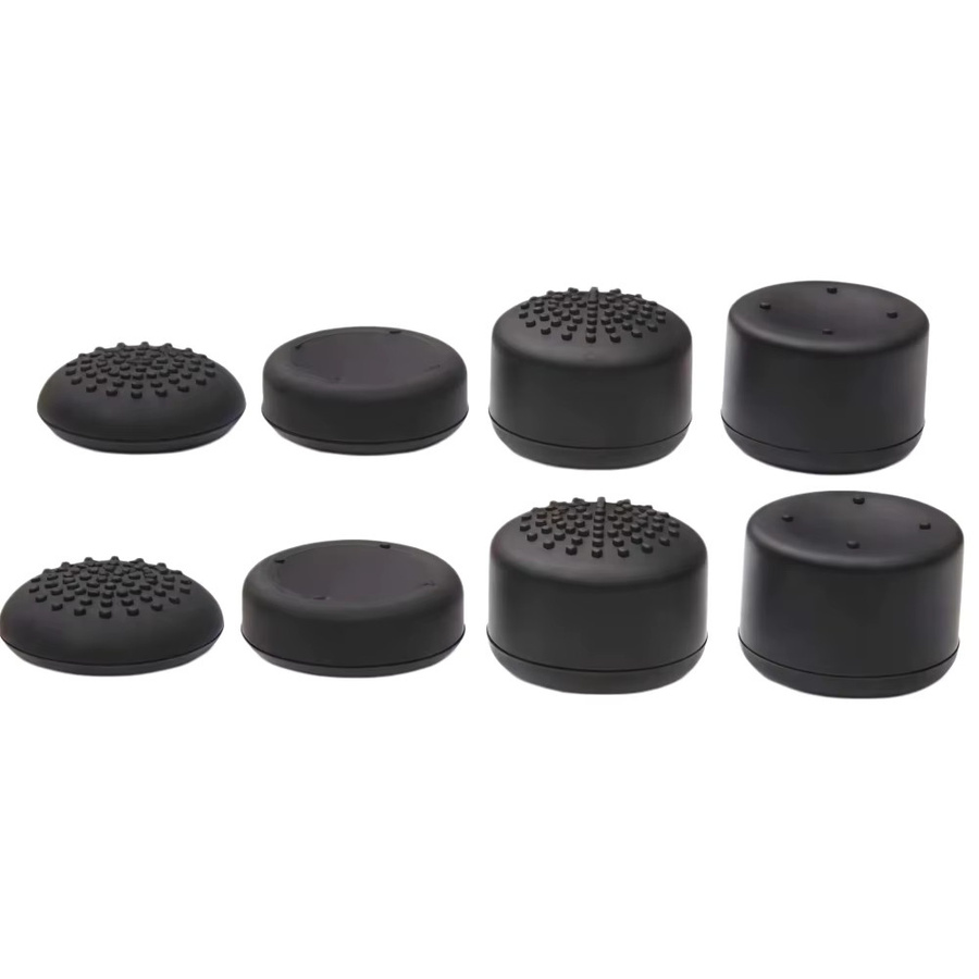 Gryan 8 Stück Silikon Analog-Stick-Griffkappen in Schwarz für PS4, PS5, Switch Pro und Xbox Controller - Bild 2