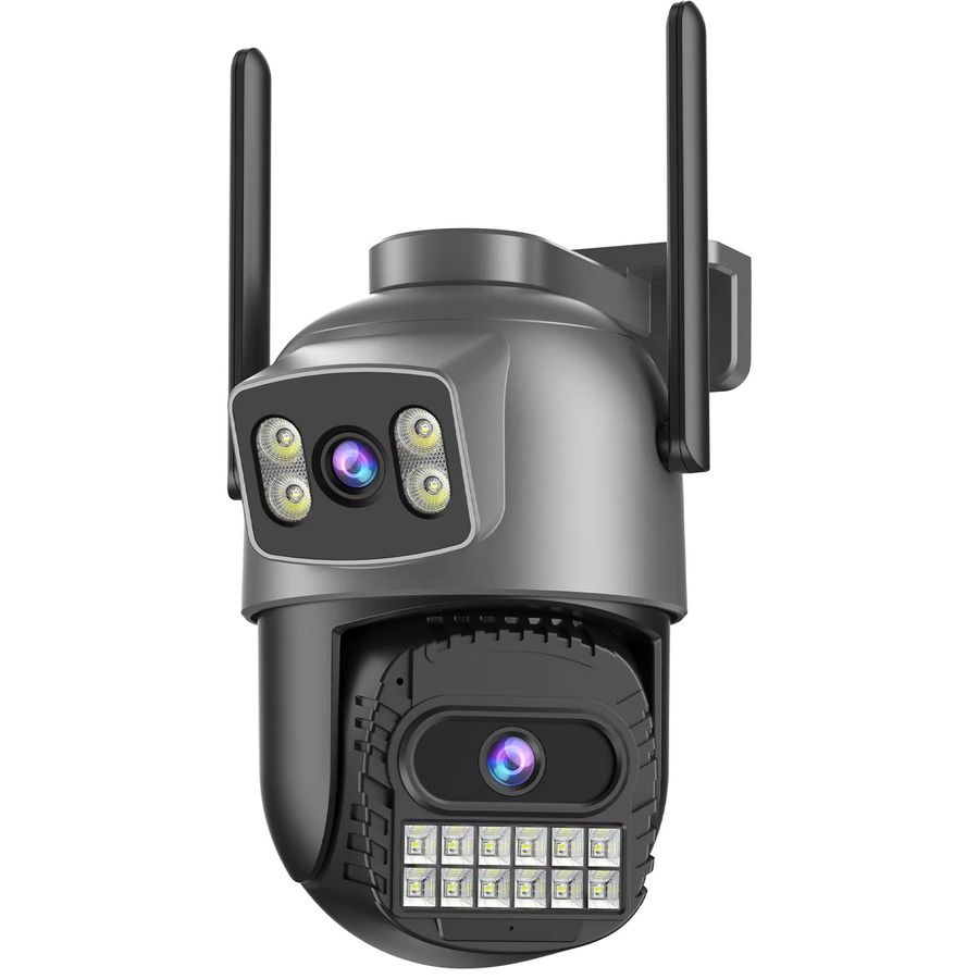 BESDER 10MP 5K IP Outdoor Überwachungskamera mit Dual Objektiv, Wifi 5G PTZ Sicherheitssensor, Menschliche Erkennung, Tracking und Nachtsicht, Schwarz - Bild 5
