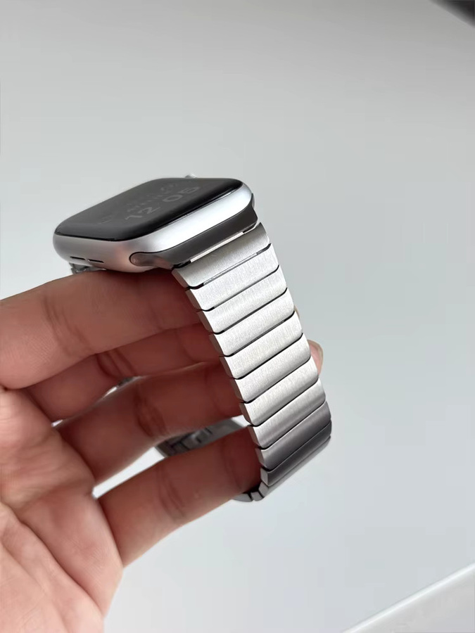 Uhrenarmband Edelstahl, Silber, Unisex - Bild 2