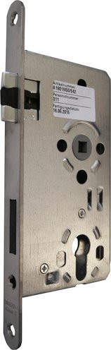 ALPERTEC Objektschloss aus Edelstahl in Silber, Breite: 20 mm - Bild 1