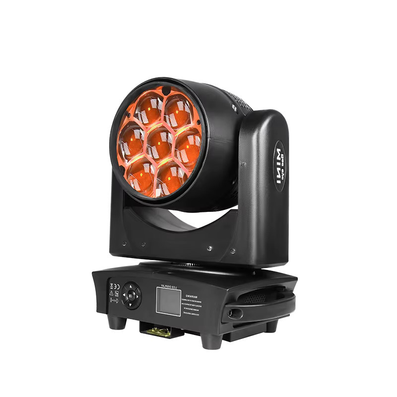 RGBW LED Moving Head Big Bees Eyes Zoom Wash Light in Schwarz für DJ, Disco und Nightclub - Bild 6